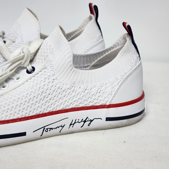 Tommy Hilfiger TW Gessie Size 6 Women's Shoe White Fabric Laceup Lowtop Footwear - Picture 15 of 15